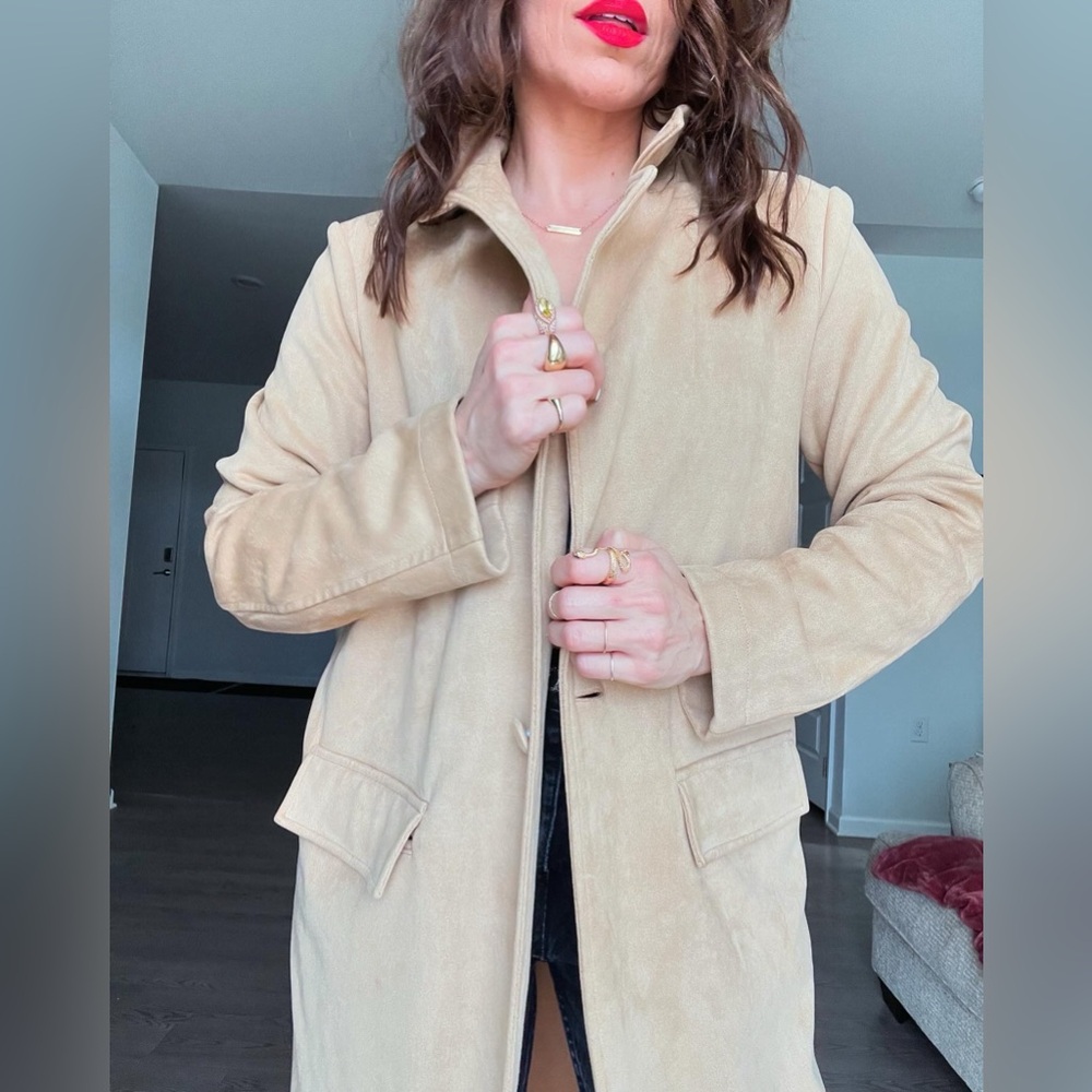 Stylish Beige Trench Coat